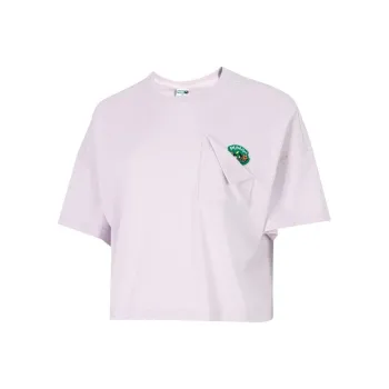 PUMA Crop Tops Women's Light Purple