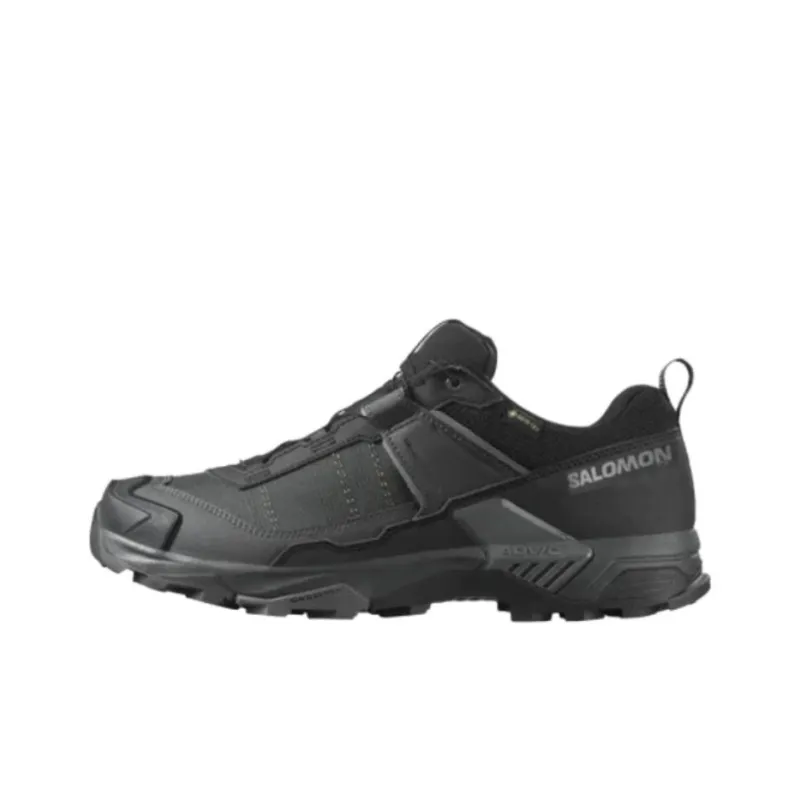 SALOMON X ULTRA 5 Anti Slip Wear Resistant Low Top Hiking Shoes Men's Black-0