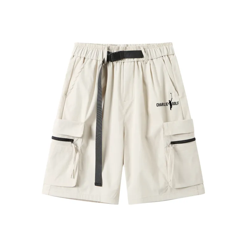 CHARLIE GOLF Denim Shorts Unisex-9