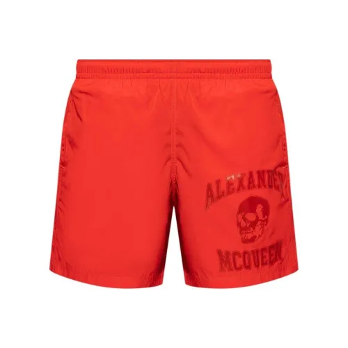 Alexander McQueen Logo Detailed Swim Shorts