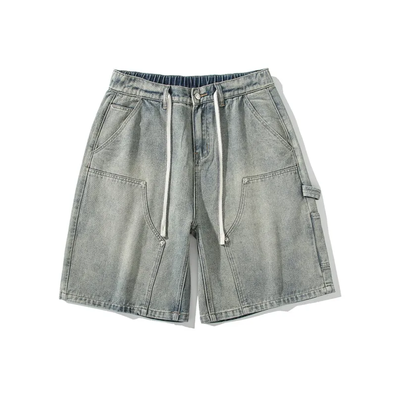 THREEAGAINTHR33 Denim Shorts Unisex-9