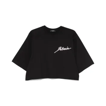 BALMAIN Crystal embellished T shirt