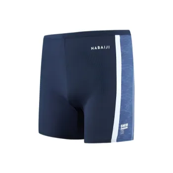 DECATHLON Long Swimming Shorts Men's Dark Navy Blue