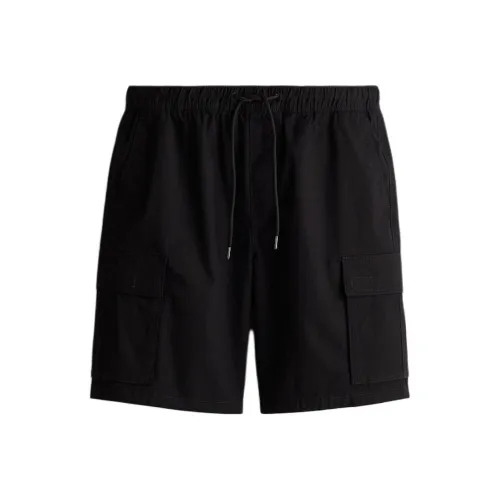 H&M Cargo Shorts Men Black