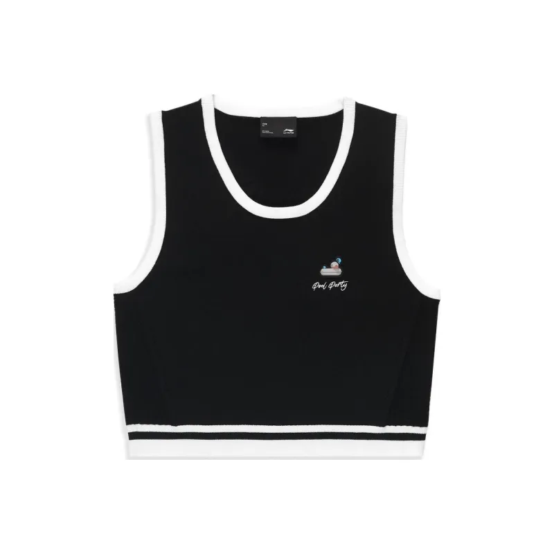 LiNing x LOL Sports Life Collection Tank Top Women's Black-0