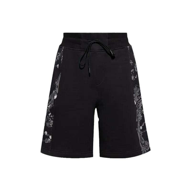 VERSACE JEANS COUTURE Casual Shorts Men Black-0