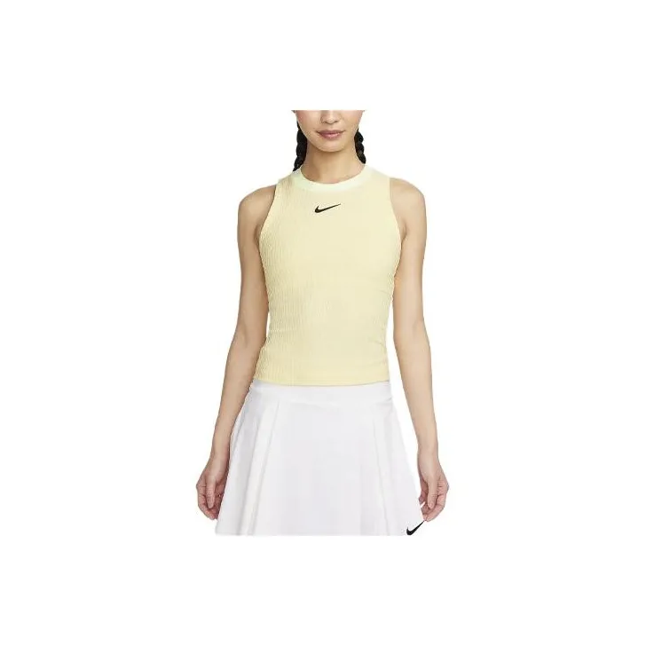 Nike Tank Tops Women's Soft Yellow-0