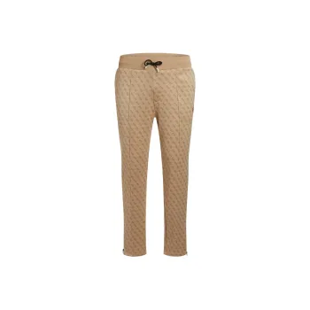 GUESS All Over Logo Jogger Pant Casual Pants Men's Khaki