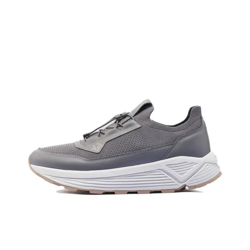 DESCENTE Dualis Anti Slip Wear Resistant Low Top Casual Shoes Men's Gray-0