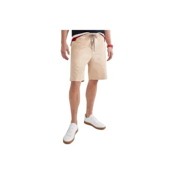 Tommy Hilfiger Solid Twill 9' Short Pants & Shorts Clayed Pebble Casual Shorts Men's Beige