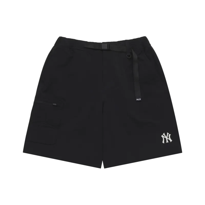 MLB New York Yankees Basic Collection SS25 Cargo Shorts Unisex Black-0