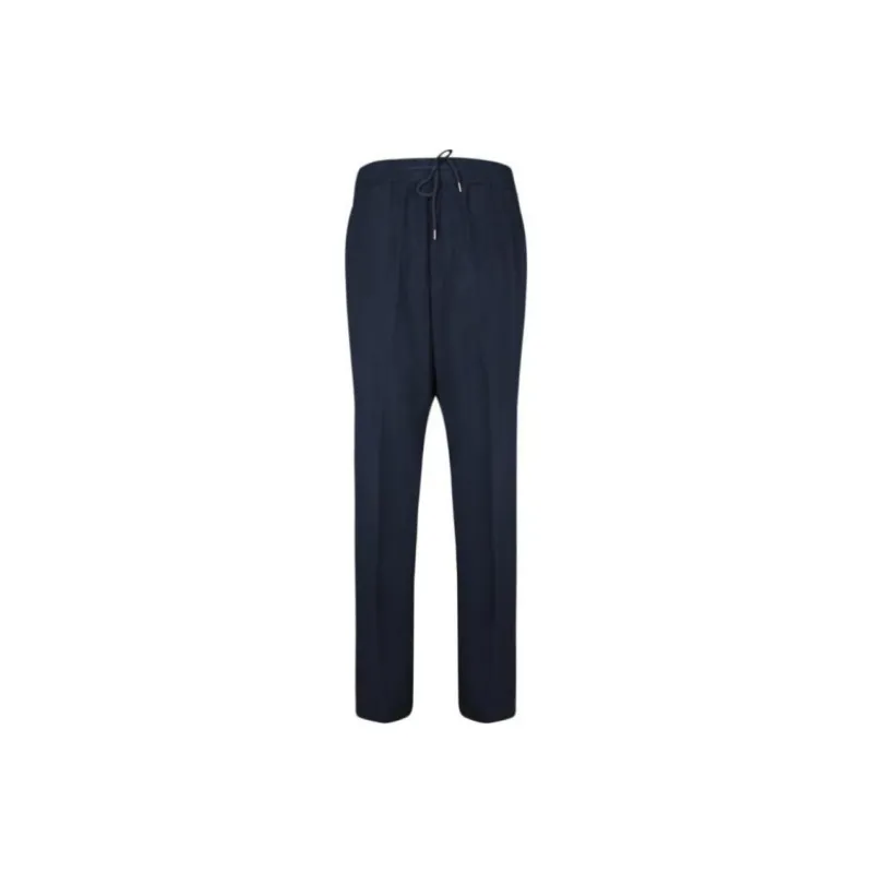 GIORGIO ARMANI Pleated Drawstring Trousers-0
