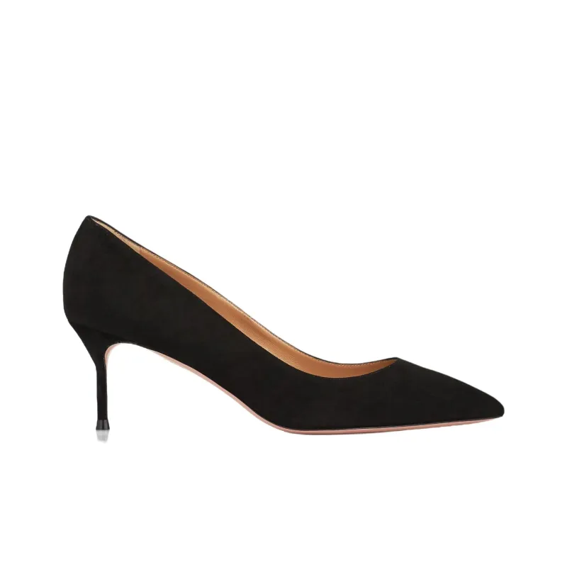AQUAZZURA Purist Pump Slim Heel High Heels 6.5cm Women's Black-1