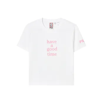 FILA X HAGT Crop Tops Women's Standard White