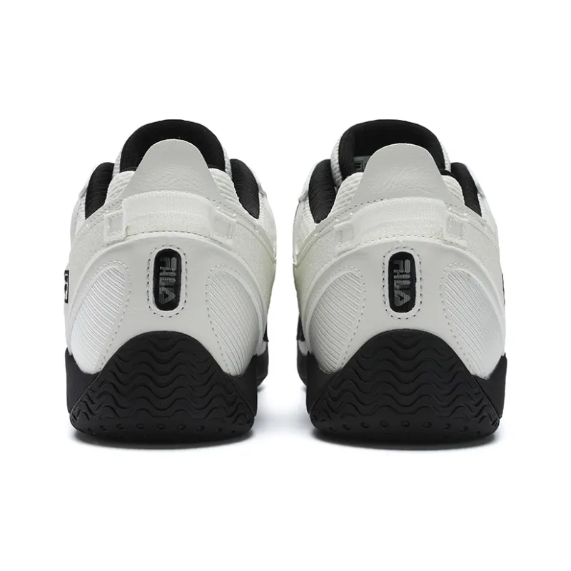 FILA Vintage Collection ADE 2025 Anti Slip Wear Resistant Low Top Casual Shoes Women's White Black-3