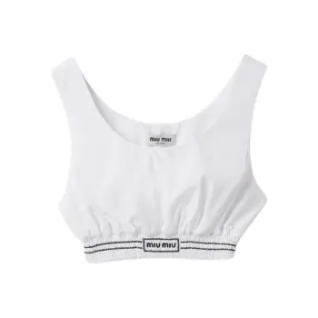 MIU MIU Tank Tops Women's White