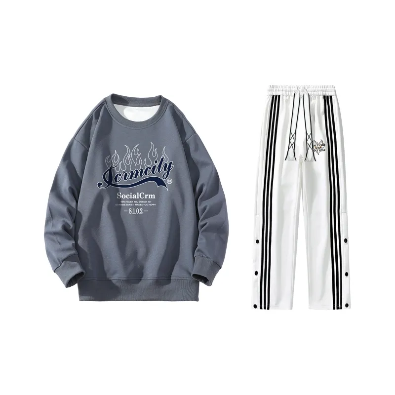 SCRM Straight Set Spring Autumn And Winter Unisex-2