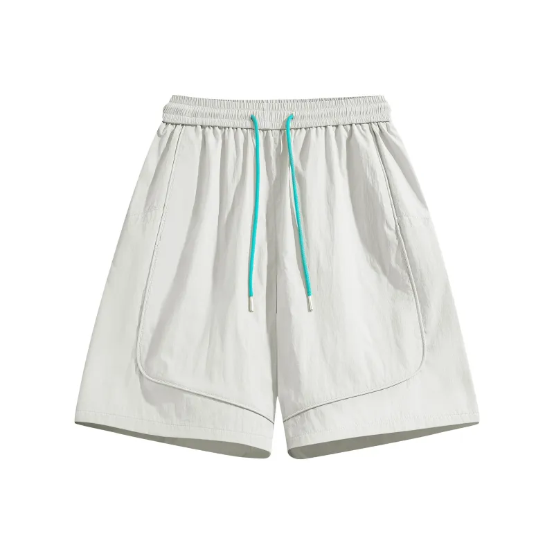 GROW DATE Cargo Shorts Unisex Night Black-57