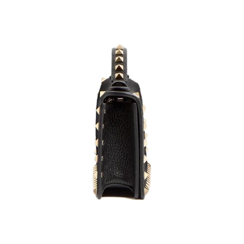 Valentino Garavani Rockstud Foldover Top Clutch Bag-2