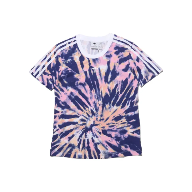 Adidas Originals T Shirt Women's Blue Orange-0