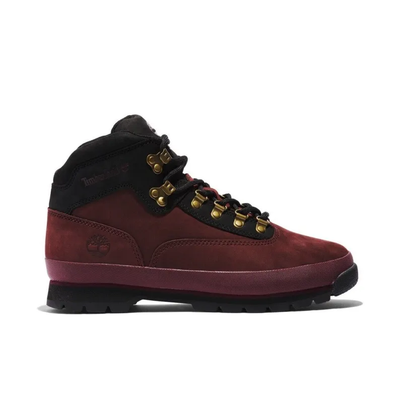 Timberland Euro Hiker Ankle Boots Men's Dark Red-1