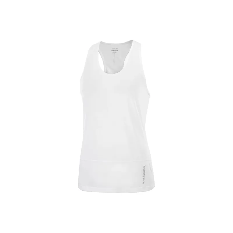 SALOMON CROSS RUN Tank Tops Women's White-0
