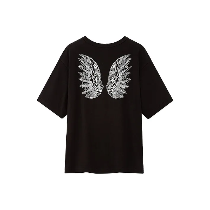 UNIQLO Straight T Shirt Women's Black-0