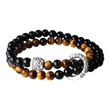MAGICPOLE Obsidian Bracelets Men's