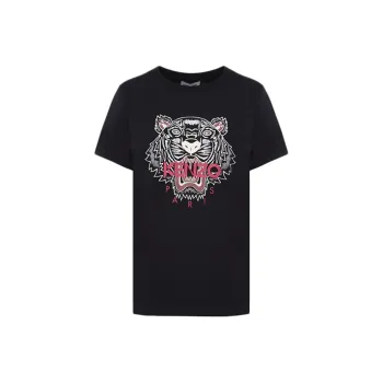 KENZO Classic Tiger Head T Shirts Women's Black