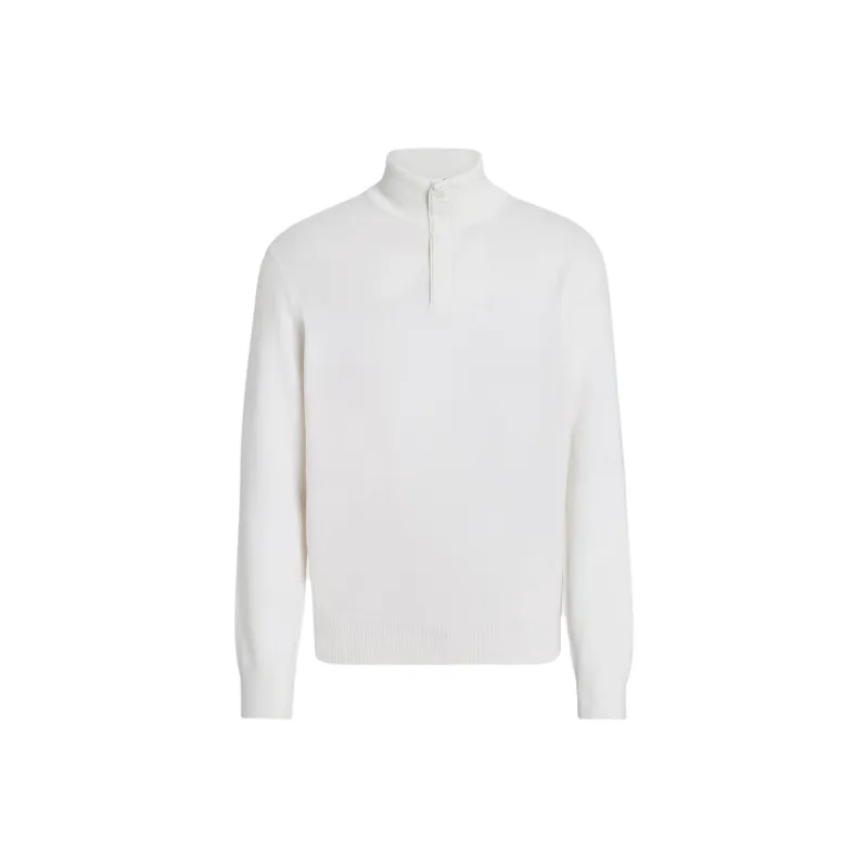 Ermenegildo Zegna Oasi Mock Neck Ribbed Jumper-0