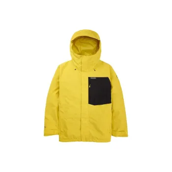 BURTON GORE-TEX POWLINE Ski Tops Men's Yellow