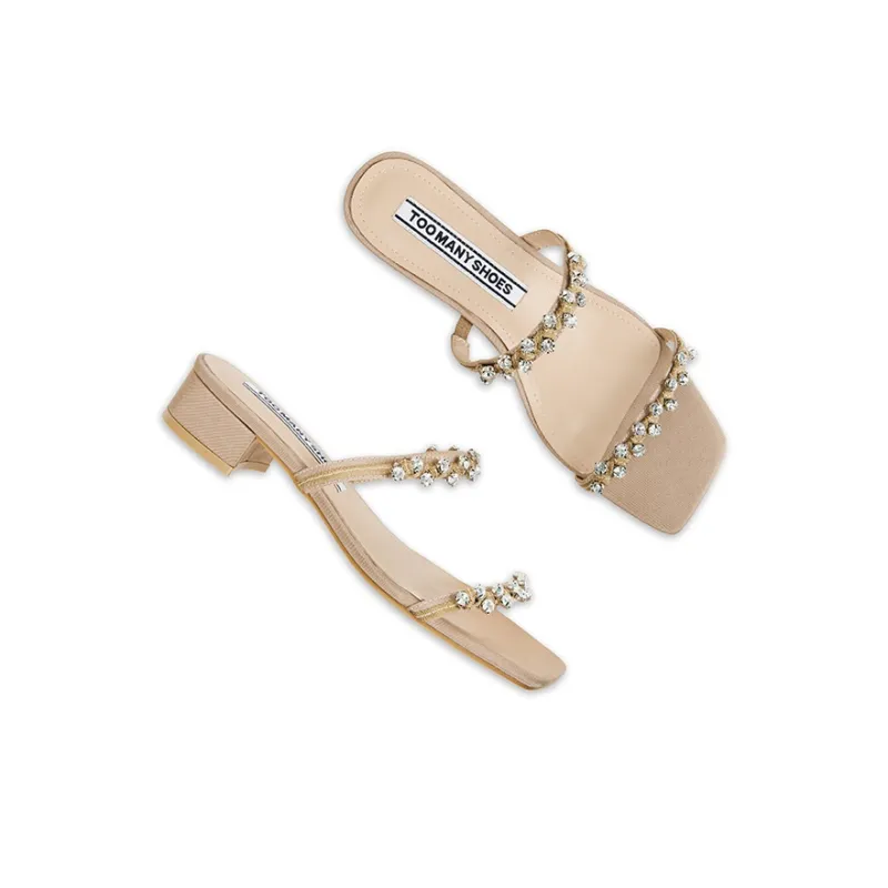 TOOMANYSHOES Slide Slippers Women's-9