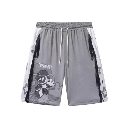 FireMonkey Basketball Shorts Unisex Gray