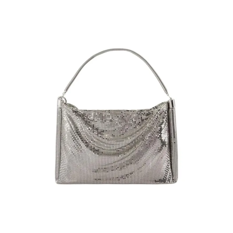 Paco Rabanne Brass Handbag Women's Silver-2