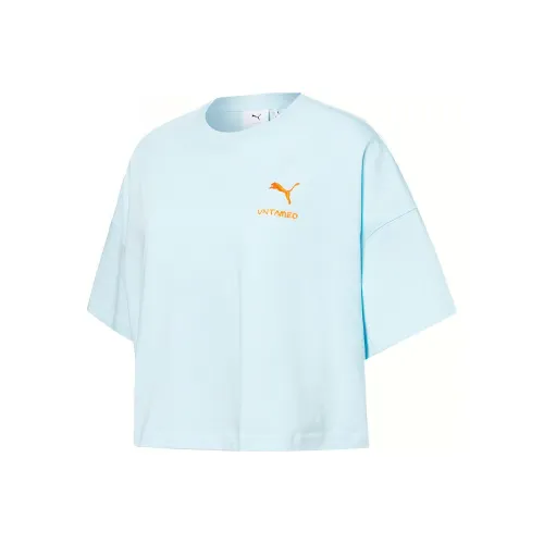 The Beast X PUMA Crop Tops Women's Blue