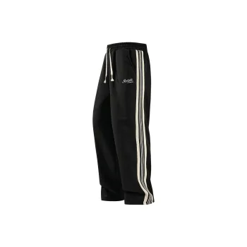 Small Columns Under The Sea Casual Pants Unisex Black