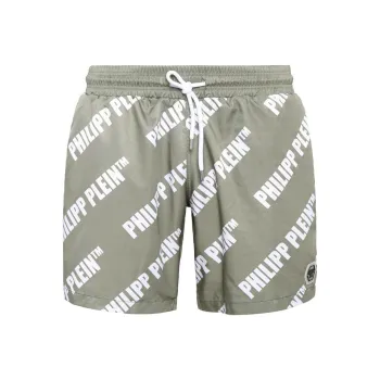 PHILIPP PLEIN Logo print Swim Shorts