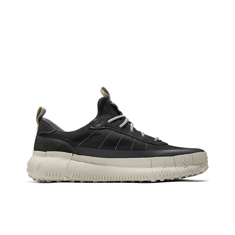 Skechers Anti Slip Wear Resistant Low Top Running Shoes Men's Black Gray White-1