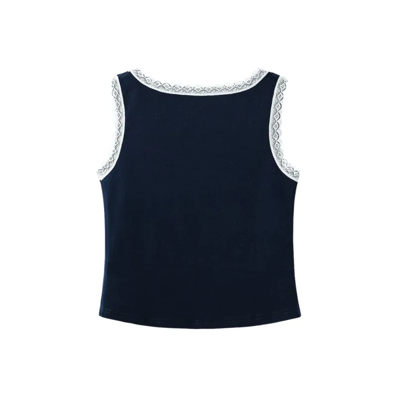 MTHE Tank Top Women's Navy Blue-1