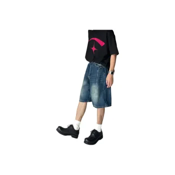 KVIV Denim Shorts Unisex Vintage Blue [Curator's Recommendation]