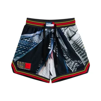 Powolves Casual Shorts Men Multicolor