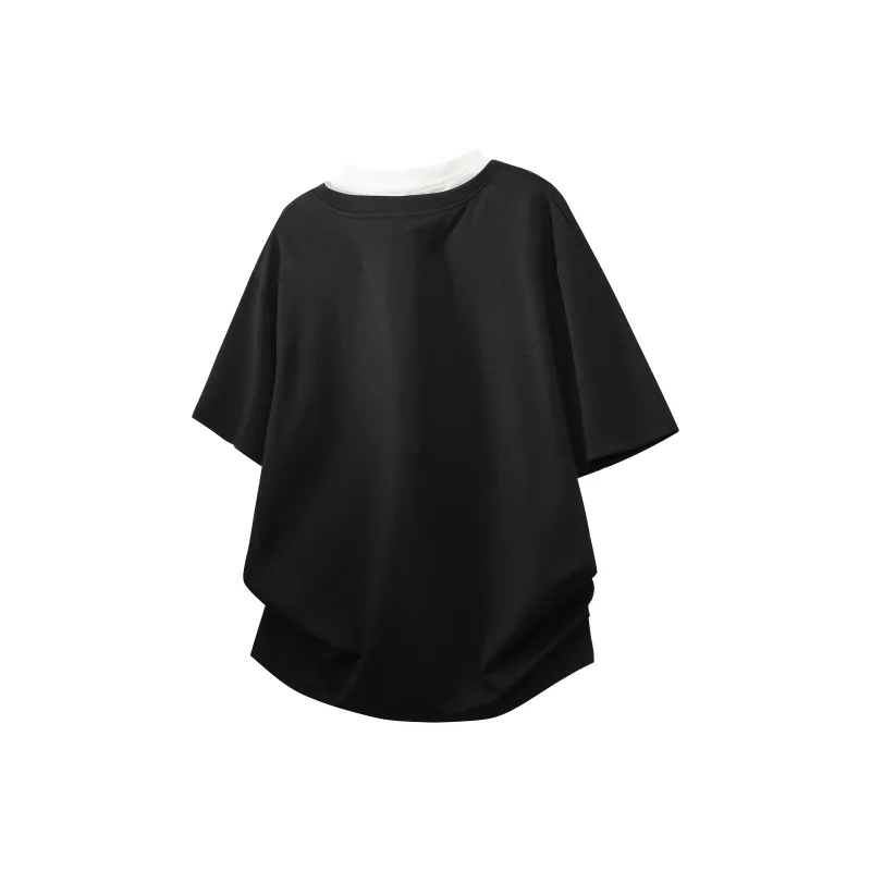 OGEK T Shirt Unisex Black Comes With Brooch-1