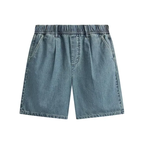 MODE COMMUTER Denim Shorts Men's Blue