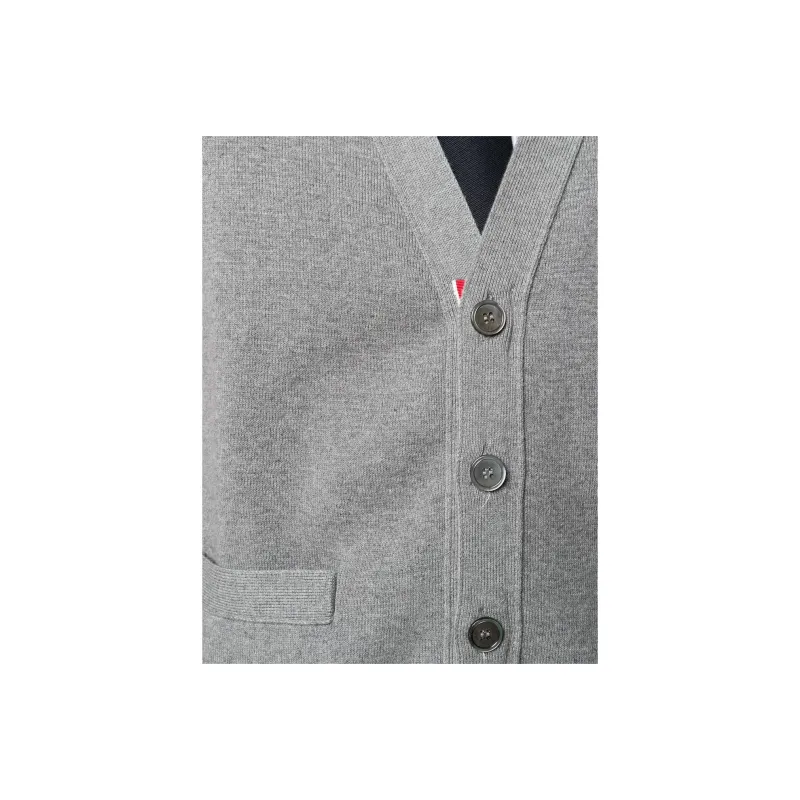 THOM BROWNE Milano Stitch Crew Neck Jumper-4