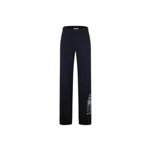 MM6 Maison Margiela Numbers Printed Wide Leg Track Trousers