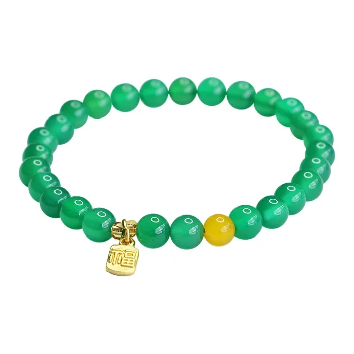 The Years Are Quiet Chalcedony Bracelets Unisex-0