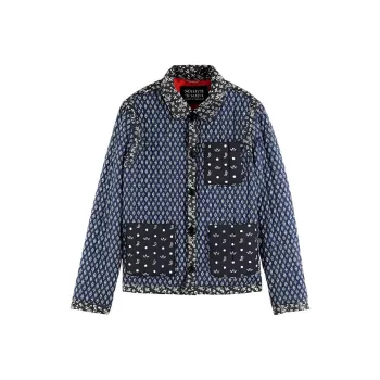 Scotch&Soda Puffer Jacket Men's Multicolor