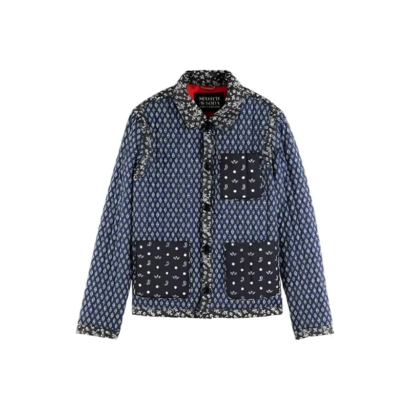 Scotch&Soda Puffer Jacket Men's Multicolor-0