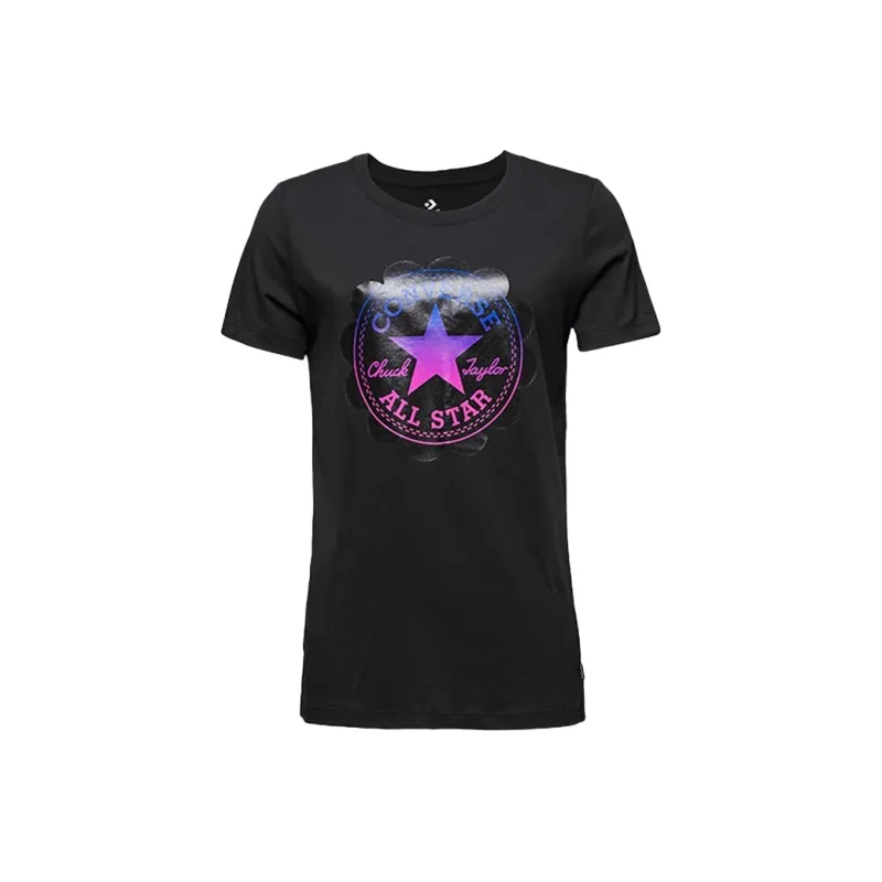 Converse T Shirts Women's Black-0