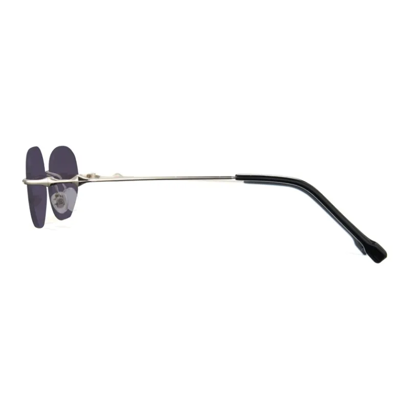 CYXUS Metal Oval Sunglasses Unisex-2